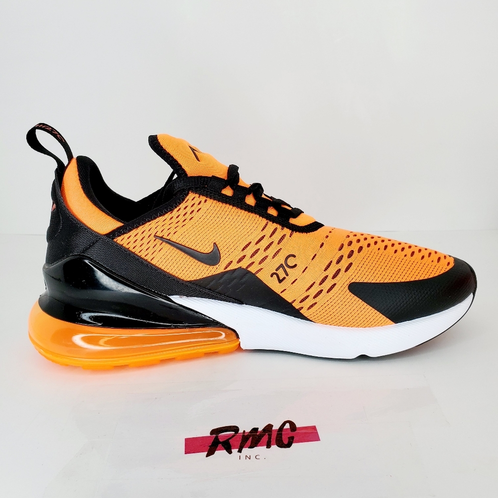 Nike Air Max 270 Total Orange Black White Orange - Picture 4 of 8
